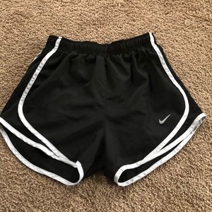 Black & White Nike Dri-Fit Shorts
